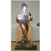 Image 1 : 1 COORS LIGHT SIGN ELVIRA OF CARDBOARD.COPYRIGHT 1994 IN FAIR COND. H70", W34". WEIGHT 2LBS....