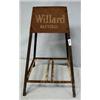 Image 1 : 1 WILLARD BATTERY MOVIE PROP/SIGN OF METAL W/RUST. H26.5", L14", D20". WT 10LBS. USED IN MOVIE "T...
