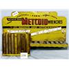 Image 1 : 2 METCO WRENCH SIGNS/RACKS WITH SOME RUST. 1 IS H91", W25", THE OTHER IS H14.5", W20.5". TOTAL WE...