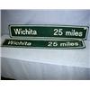 Image 1 : 2 WICHITA SIGNS OF PLYWOOD. H12" L66". TOTAL WEIGHT 7LBS....