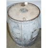 Image 1 : 1 MAGNOLIA OIL 55GAL BARRELL MFG. 1912. MOVIE PROP.WITH SOME DENTS AND HOLES. H33", D24". WEIGHT...