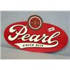 Image 1 : 41 XXX PEARL LAGER CARDBOARD SIGNS . H12", L21". COND. GOOD WITH SOME MINOR EDGE TEARS. WEIGHT 16...