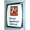 Image 1 : 7 UP METAL SIGN. H29", L20" GOOD CONDTION. WEIGHT 3LBS....