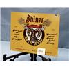 Image 1 : 1 SHINER BOCK BEER METAL SIGN. H12",L15". GOOD CONDITION. WT.2LB....