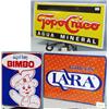 Image 1 : 1 TOPO CHICO AGUA MINERAL METAL SIGN. H18",L35.5". COND. FAIR WITH SCRATCHES WT 2LBS. 1 LARA META...
