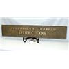 Image 1 : 1 MOVIE PROP FREEDMANS BUREAU DIRECTIVE "HEAVEN AND HELL" PLYWOOD SIGN. H11", L61". GOOD CONDITIO...