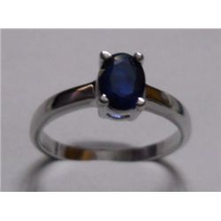 2.420g Ring of Sapphire Sterling silver