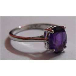 2.720g Amethyst Ring Sterling Silver