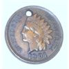 Image 1 : 1901 INDIAN HEAD PENNY RED BOOK VALUE IS $4.00+ *NICE EARLY VERY GOOD GRADE*!!