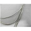 Image 2 : Navajo Five Strand Liquid Silver Necklace