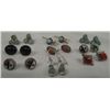 Image 1 : Collection Navajo & Zuni Silver Pierced Earrings