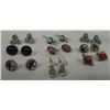 Image 2 : Collection Navajo & Zuni Silver Pierced Earrings