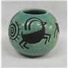 Image 1 : Petroglyph Pottery Seed Jar by Loewenkamp