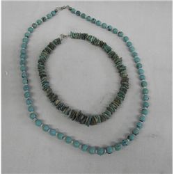 Navajo Turquoise Bead Necklaces