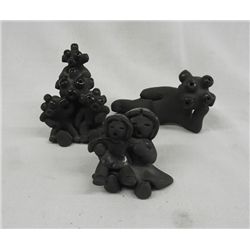Santa Clara Pottery Mudheads - Gutierrez