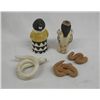 Image 2 : Vintage Collection of Acoma Pottery Figurines