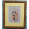 Image 1 : Framed Hand Signed Silkscreen by Woody Crumbo