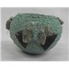 Image 1 : Zuni Crushed Turquoise Fetish Jar