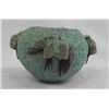 Image 3 : Zuni Crushed Turquoise Fetish Jar
