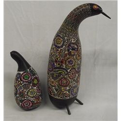 Hand Carved Peruvian Gourds