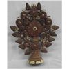 Image 2 : Vintage Tree of Life Oaxacan Pottery Candlelabra