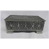 Image 1 : Silver Metal Trinket Box with Cherubs