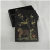Image 3 : Black Lacquer Box with Jade Applique