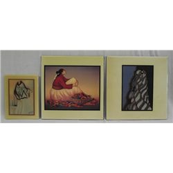 Three Decorative Tiles