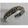Image 2 : Navajo Storyteller Bracelet Sterling Gold Overlay