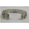 Image 5 : Navajo Storyteller Bracelet Sterling Gold Overlay