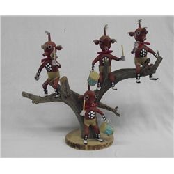 Tree of Hopi Mudhead Kachinas