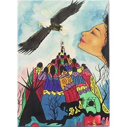 Original Acrylic by Kills Thunder