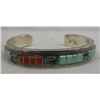 Image 1 : Navajo Sterling Turquoise Bracelet