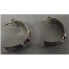 Image 2 : Navajo Sterling Turquoise Earrings by Cheama