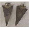 Image 2 : Zuni Sterling Stone to Stone Lapis Inlay Earrings