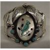 Image 1 : Rare Old Pawn Zuni Sterling Inlay Bracelet