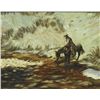 Image 2 : Original Oil on Canvas ''Arizona Cowboy'' by Kraft