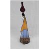 Image 2 : De Grazia Stained Glass Figure on Wooden Base