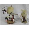 Image 2 : Two Kachinas, White Wolf & Hoop Dancer, Signed