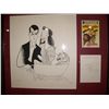 Image 3 : AL HIRSCHFELD ORIGINAL LITHOGRAPH "CARY GRANT & KATHARINE HEPBURN ARTIST PROOF XXV/XXX