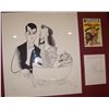 Image 4 : AL HIRSCHFELD ORIGINAL LITHOGRAPH "CARY GRANT & KATHARINE HEPBURN ARTIST PROOF XXV/XXX
