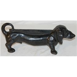 Daschund Cast Iron Boot Scraper