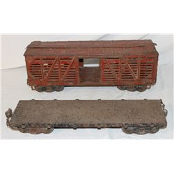 Buddy L Train Car & Flat Car