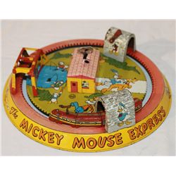 Walt Disney Mickey Mouse Express Tin Wind-up Toy