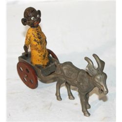Cast Iron Goat Cart