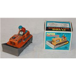 Yone Japan Wind-up Bulldozer Toy