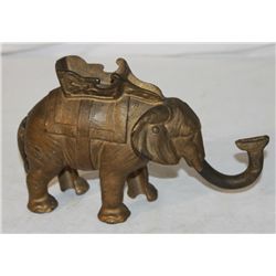 Cast Iron Elephant Mechanical Bank