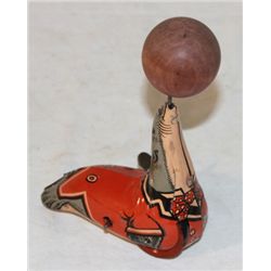 Chein Seal Tin Wind-up Toy