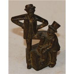 Mutt & Jeff Cast Iron Figurine Bank