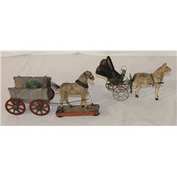 2 Horse Drawn Carts